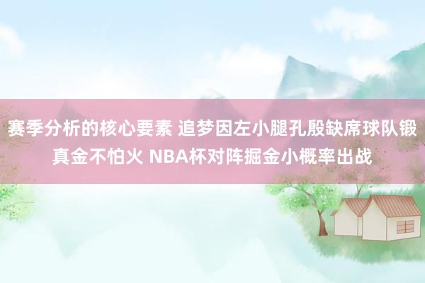 赛季分析的核心要素 追梦因左小腿孔殷缺席球队锻真金不怕火 NBA杯对阵掘金小概率出战